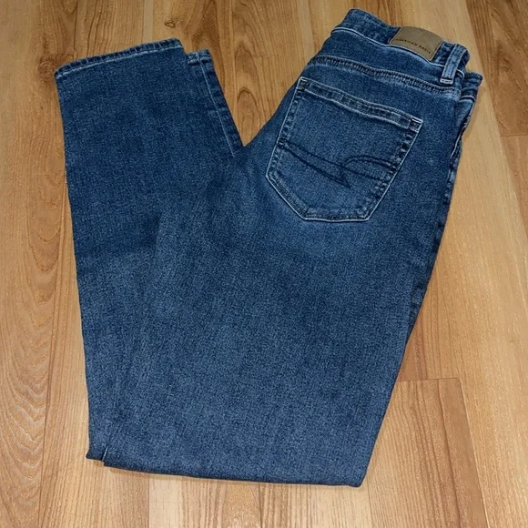 American Eagle Outfitters Blue Straight Jeans - Picture 2 of 7